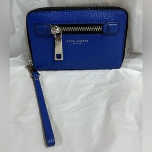 Marc Jacobs Blue Wristlet Wallet
